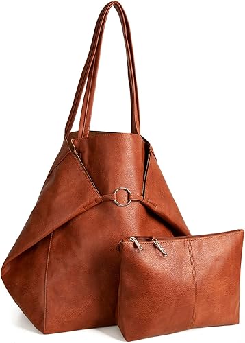Leather Tote Bag, Oversized Hobo Bags, Large Tote Bag for Women Work, Vegan Leather Handbags Travel, Tote Bags for School