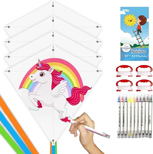 Vista 14 de Diamond Kites for Kids Adults Easy to Fly, Beginner Kite for Toddlers Ages 3-5, Kids Kite Pack for Boys and Girls,Beach Kites for Outdoor Activities
