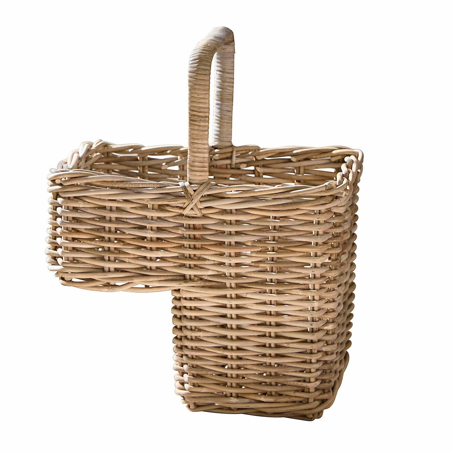 Loberon Merveillette Panier - en rotin Naturel - Adaptation Parfaite aux marches d'escalier, Marron