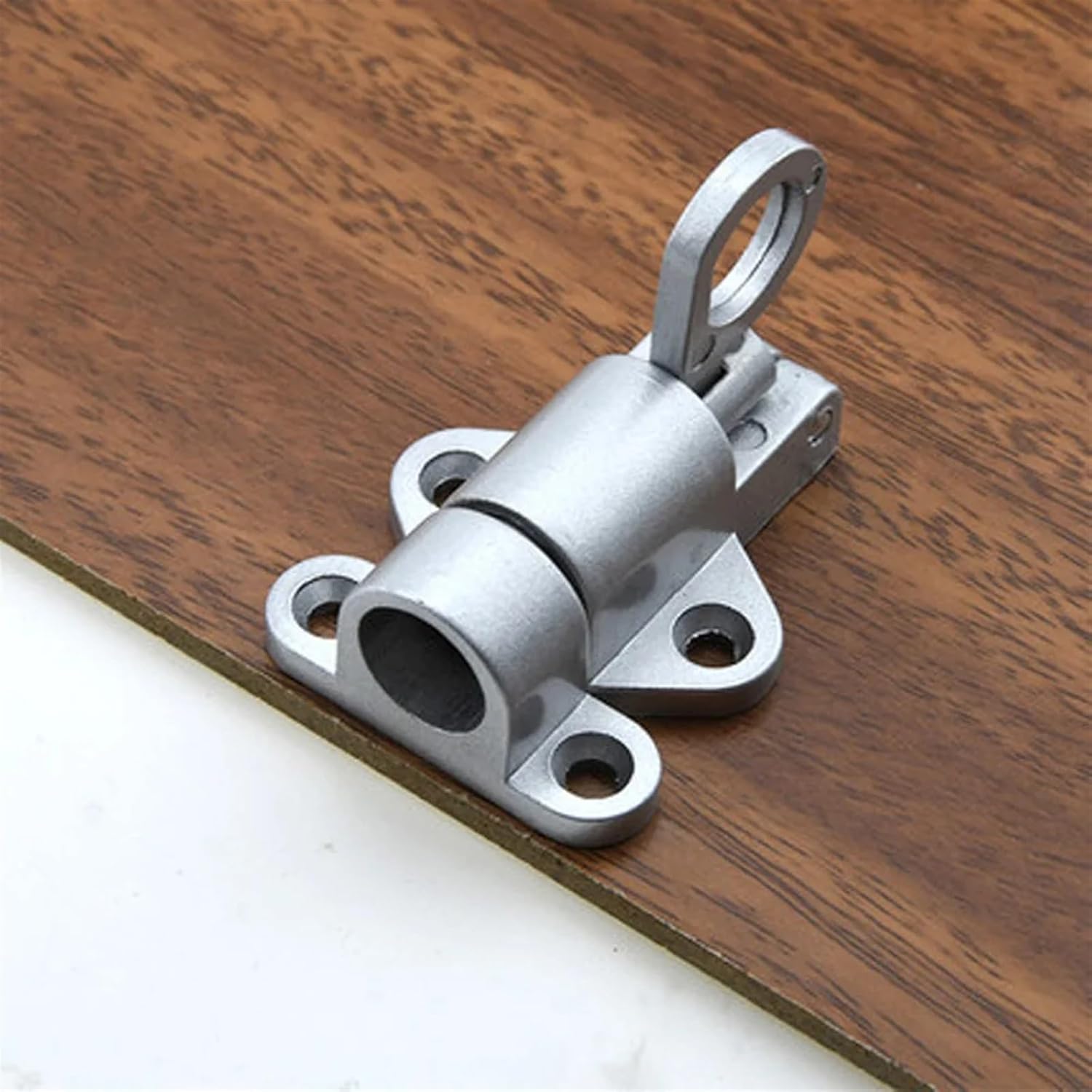 Self Closing Latch Bolt Easily Installation Automatic Pull Ring Bounce Spring Home Office Gate Door Window Security Lock
