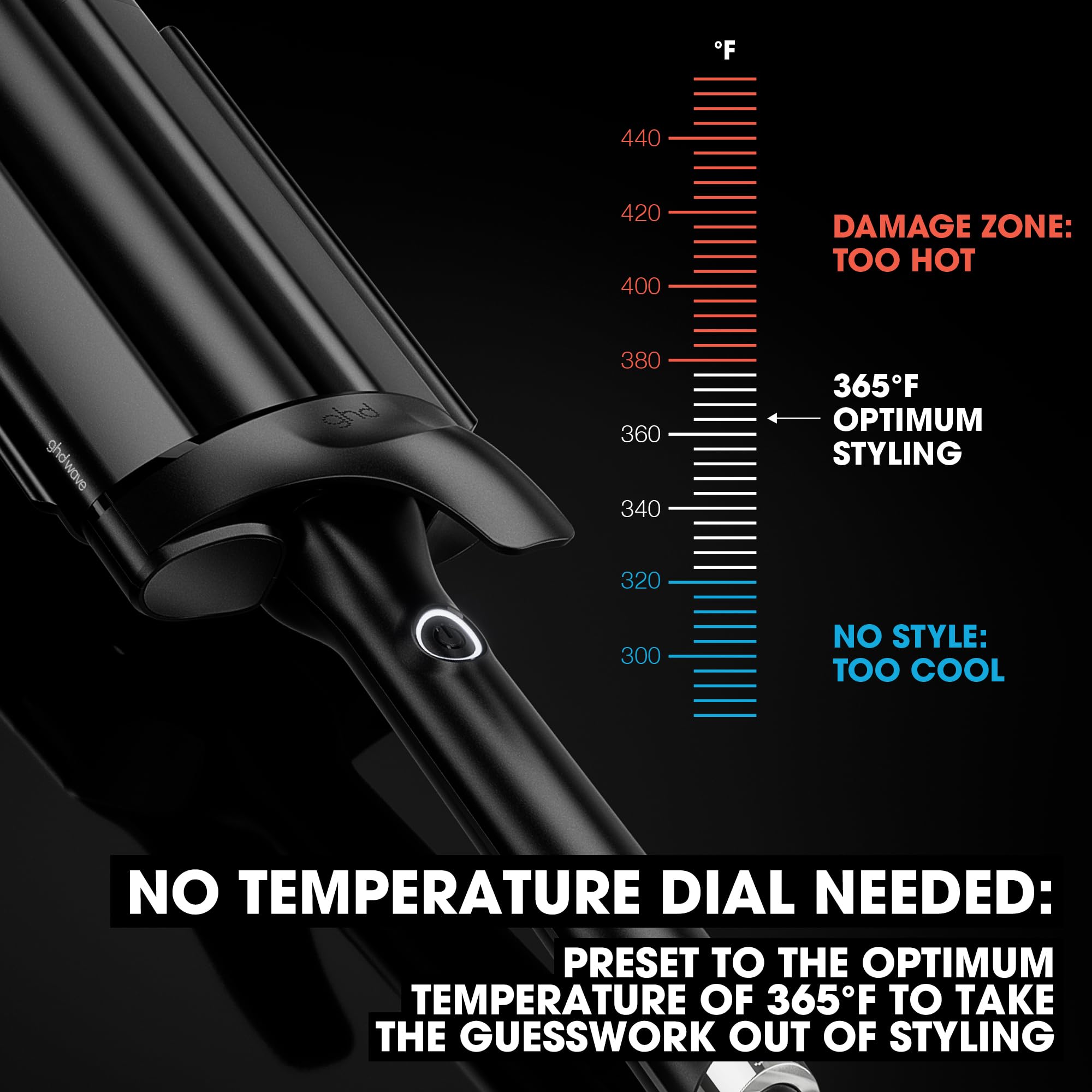 GHD CurveÂź Professional Hair Curling Iron