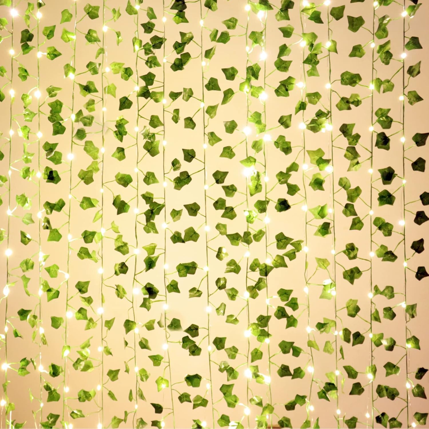 Light Home LED Sarmaşık Işık 30 LED – 3 Metre Yapay Yeşil Vine, Günışığı Dekoratif Aydınlatma, Ev Oda Parti Duvar Süsleme
