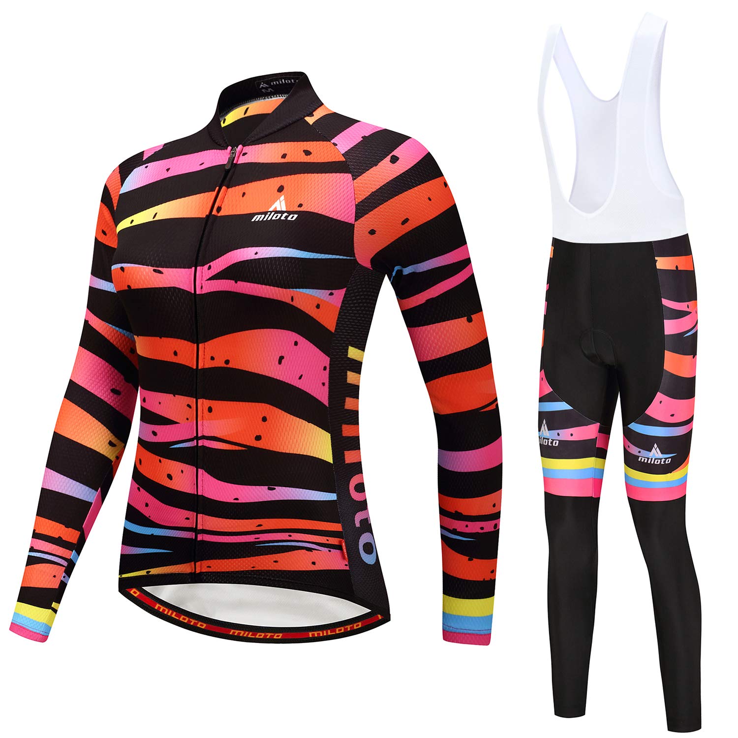Maillot De Cyclisme Femme Miloto – Haut Manches Courtes, Réfléchissant, Respirant, Avec Poches