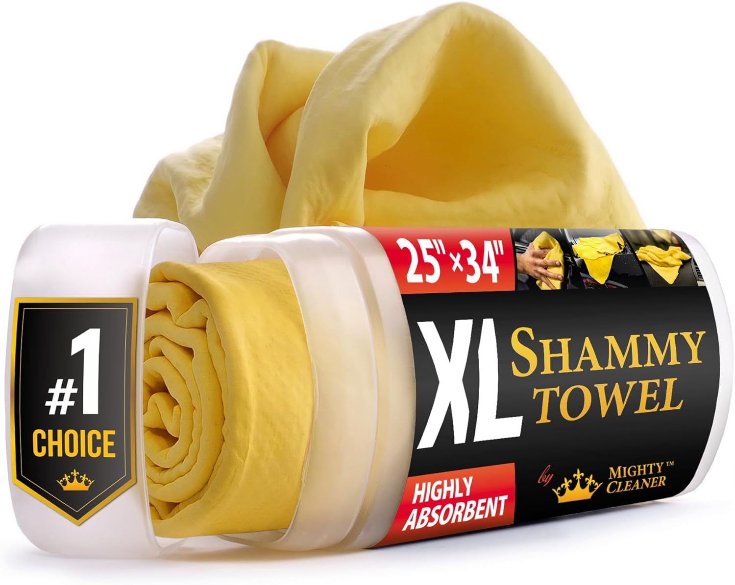 Premium XL Shammy Towel for Car (34”x25”) Super