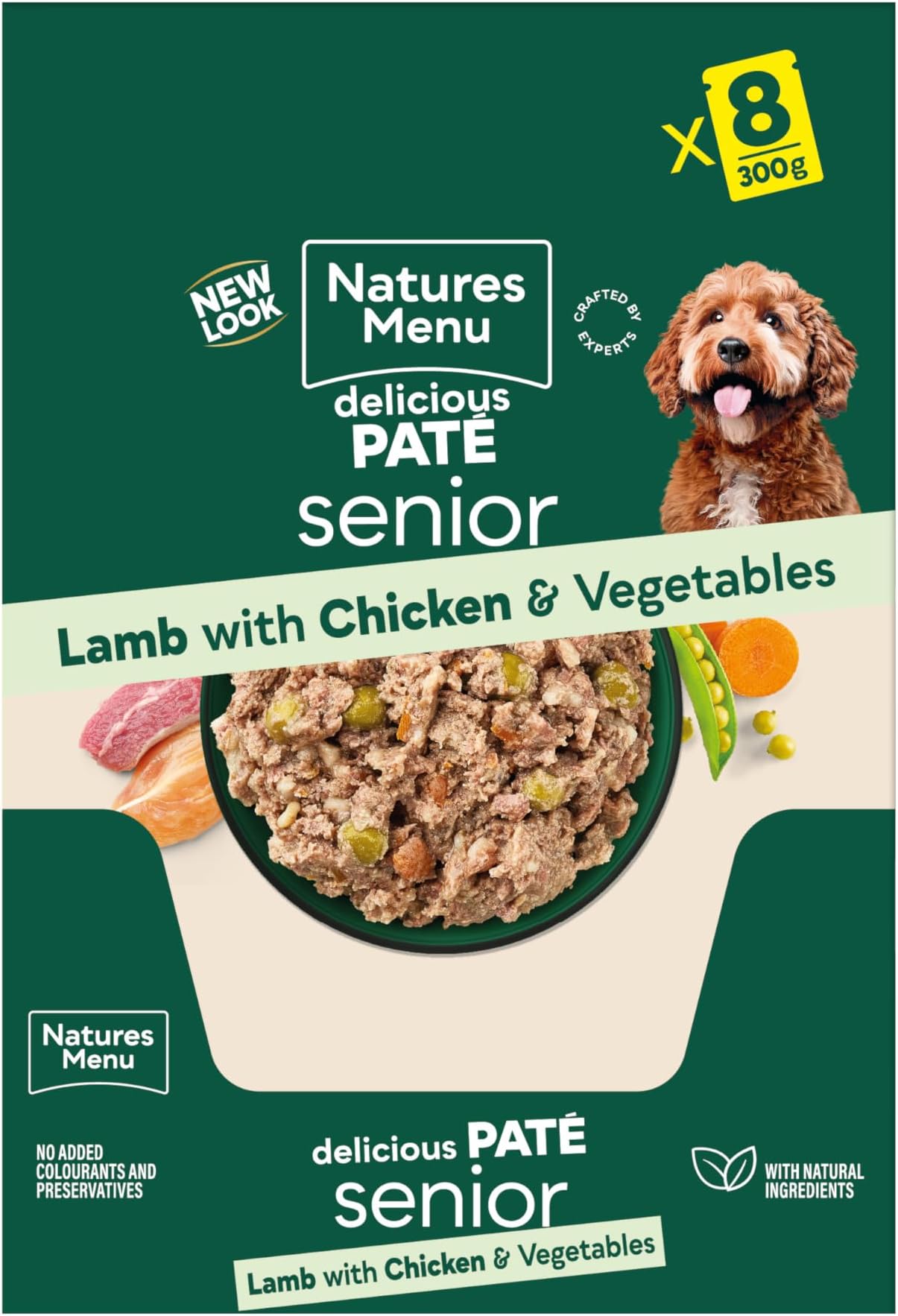 – Senior Dog Food Pouch Lamb with Chicken (8 x 300g)