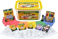 Crayola Super Art Coloring Kit: 100+ Pc Kids Art Supplies with Crayons, Markers, Pencils & Storage Tub, Ages 5+