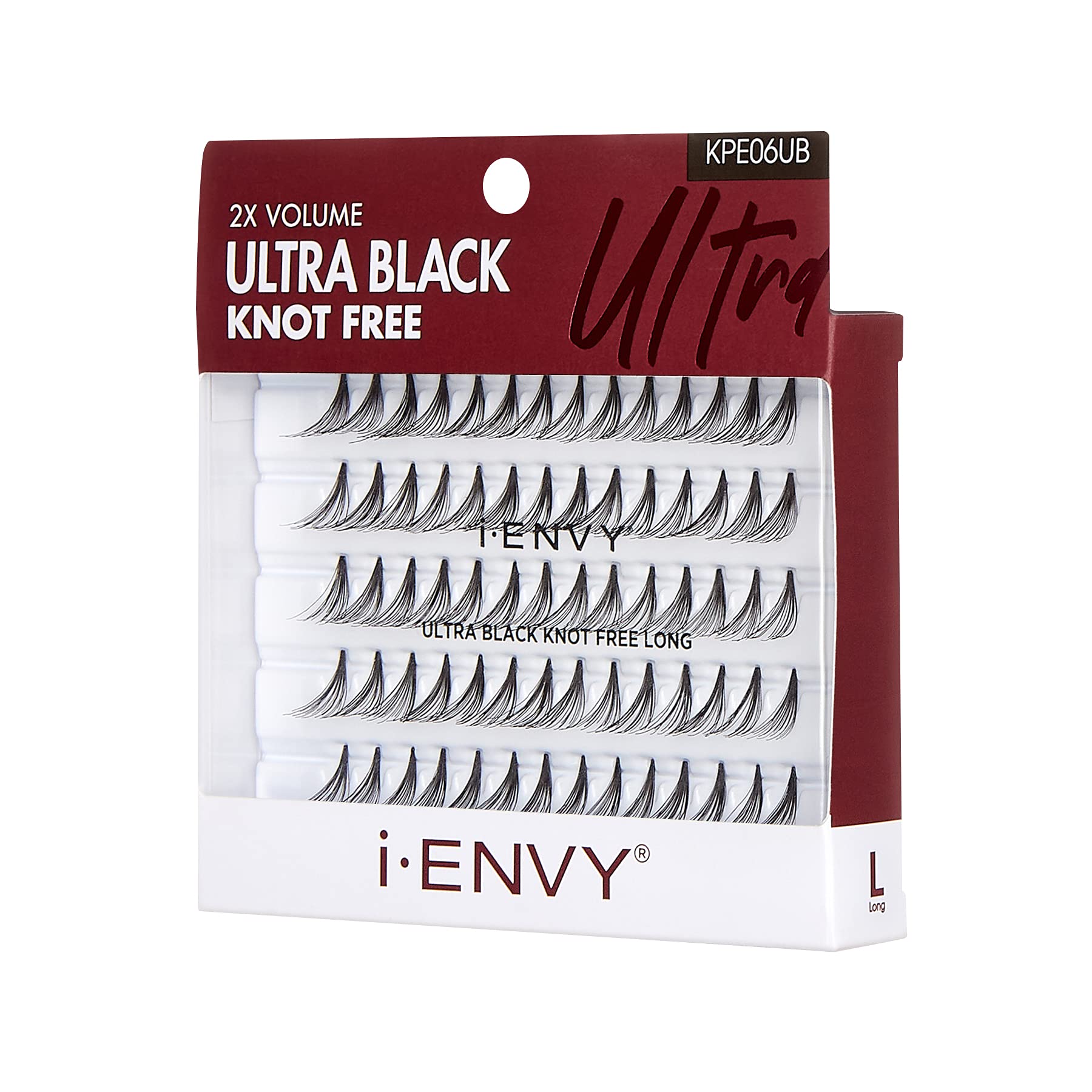 i-Envy Kiss Premium Knot Free 70 Individual Lashes (Ultra Black), 28 count (Pack of 1) - Image 2