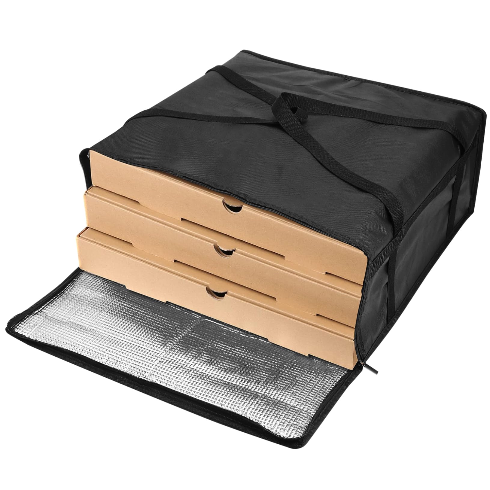 FUNOMOCYA Insulated Food Storage Bag Pizza Takeaway Bag Insulated Cooler Multi-functional