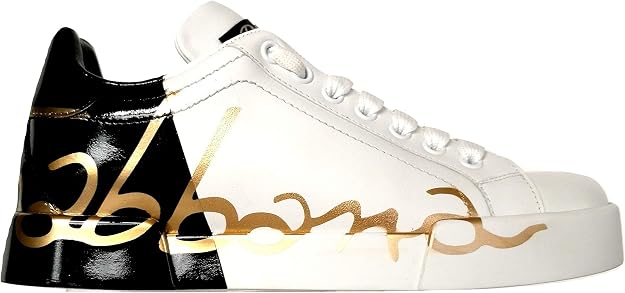 Dolce \u0026 Gabbana Scarpe Sneaker Portofino Donna CK1600 AI053 HD821DG  Nero-Bianco : Amazon.it: Scarpe e borse