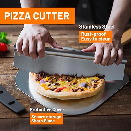 Miniatura 6 de Domina el arte de la fabricación de pizza con nuestro juego completo de horno de pizza y accesorios, incluye cáscara de pizza de 12 x 14 pulgadas y