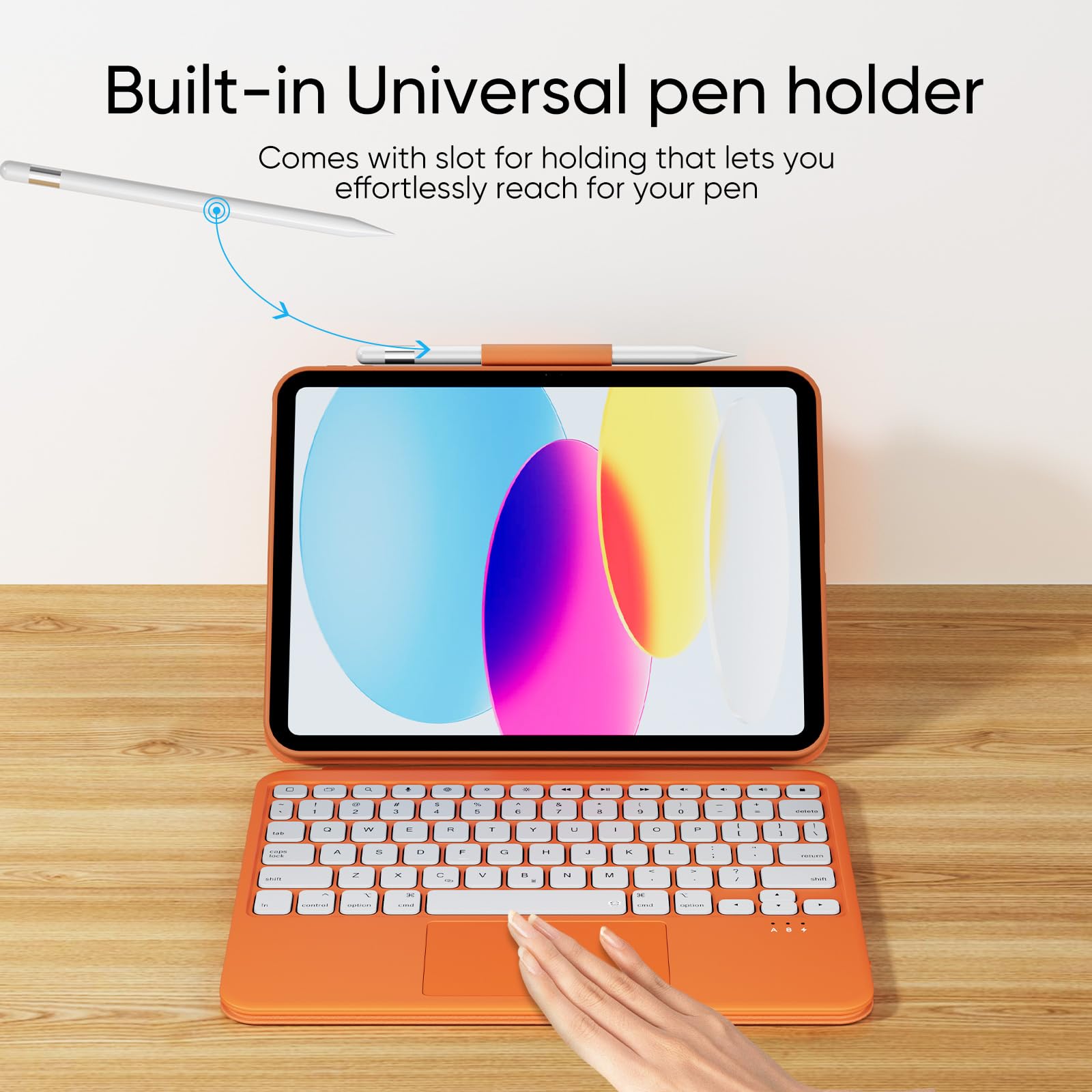 Amazon.co.jp: PAUL B iPad 第11世代/第10世代用ケース キーボード付き