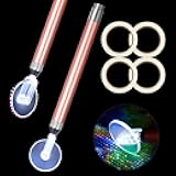 6 Pieces LED Diamond Painting Pen Wheel Set with Tape Light Point Drill Pens Fast and Efficient Diamond Painting Supplies for Different Size Jewelry Art DIY 5D Diamond Painting Nail Arts