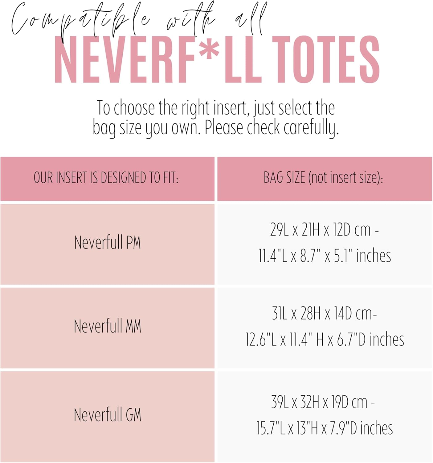 Divitize Waterproof Nylon Purse Organizer compatible with LV Neverfull PM/MM/GM with zipper, Handmade Oval Shaped Insert with Gold Zipper Snug Sturdy (For Neverfull MM, Red) - Image 2