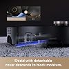 MOVA Z60 Ultra Roller Complete Robot Vacuum and Mop, 28,000Pa Suction, Roller Real-Time Flutting Self-Washing, Auto Carpet Shield, Extendable for Edge Cleaning, Anti-tangle DuoBrush, Care-Free Station