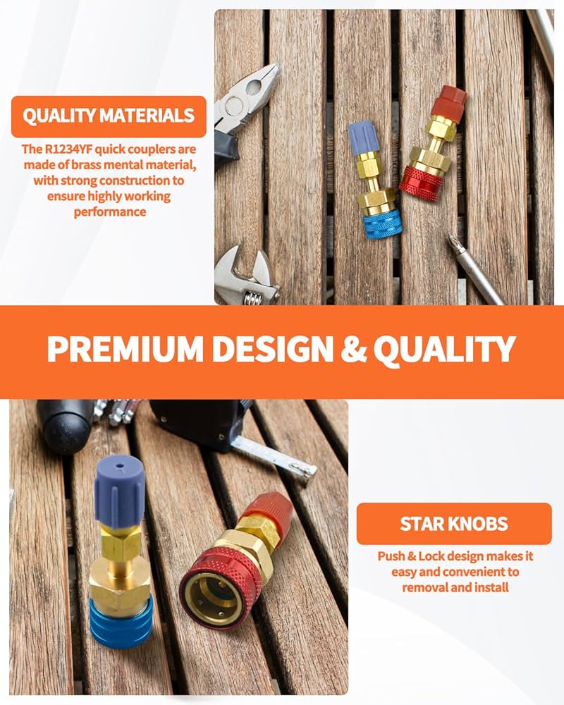 Amazon.com: R1234YF Adapter, R1234YF to R134A Quick Coupler