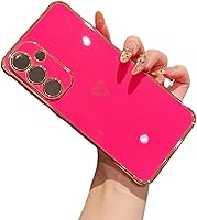 Vista 19 de ZTOFERA Funda diseñada para Google Pixel 7a, bonito diseño de corazones de amor con borde chapado y protección de lente de cámara, para Google Pixel