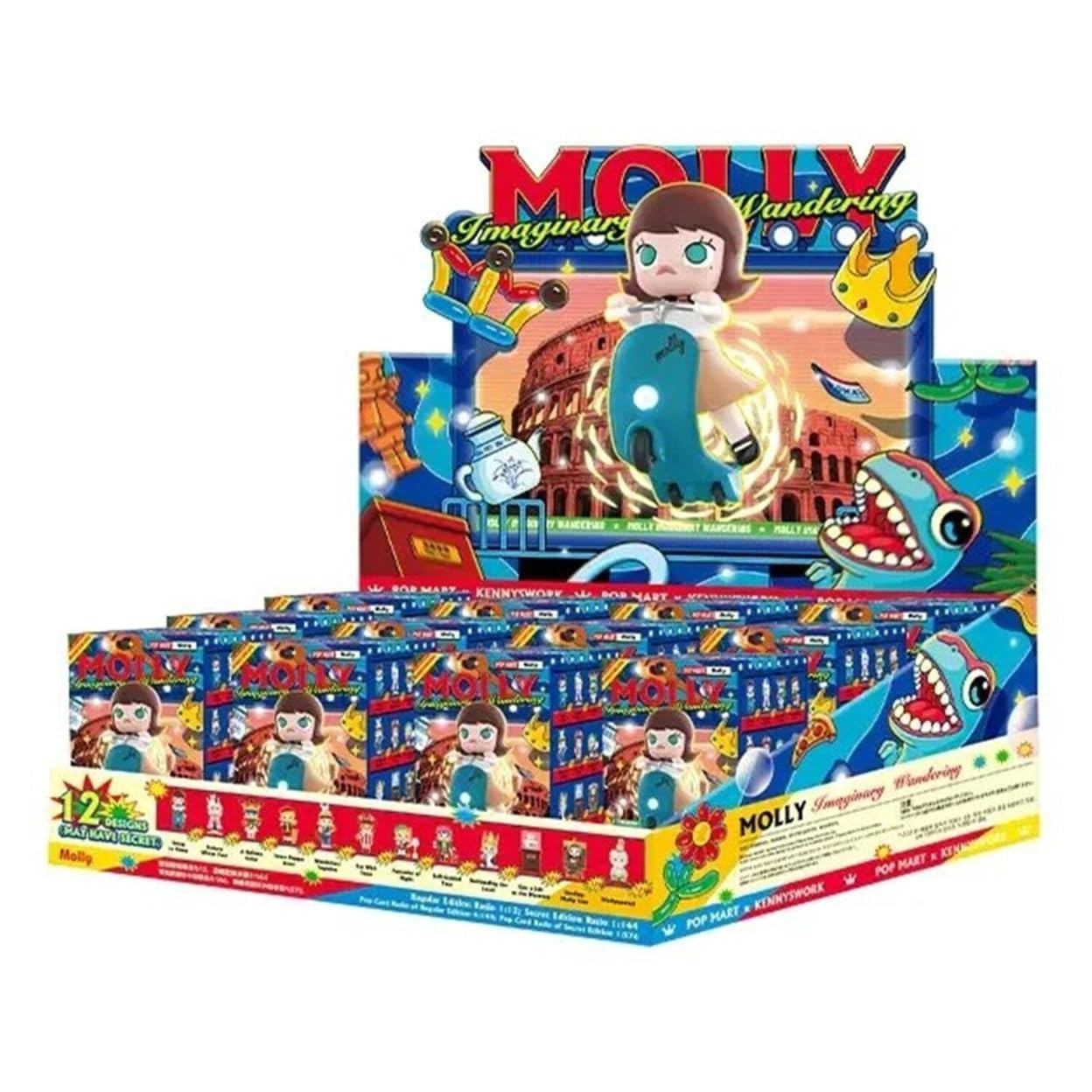 【廃盤・日本未発売】POPMART Mollyイマジナリー・ワンダリングシリーズ Amazon | POP MART MOLLY イマジナリー ワンダリング シリーズ ABS&PVC