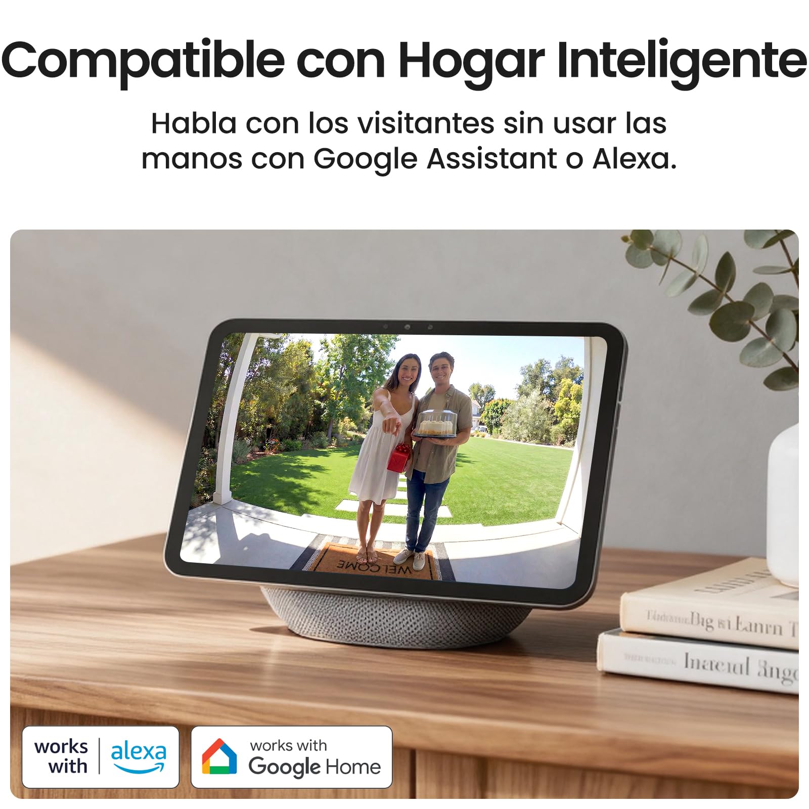 aosu 3K Timbre Inalámbrico con Cámara, WiFi 5G Radar Detector Batería 180 D | 180 Días Batería, Visión Infrarroja, 166° Gran Angular Ver Más, Compatible con Alexa y Google, Impermeable
