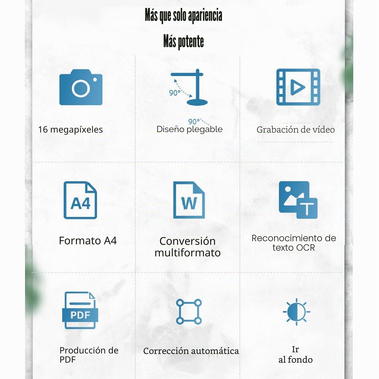 Docooler Cámara de documentos USB de 16 MP con micrófono, enfoque automático, cámara web 4K con brazo flexible para aprendizaje en línea, enseñanza remota, conferencias web, demostración en vivo