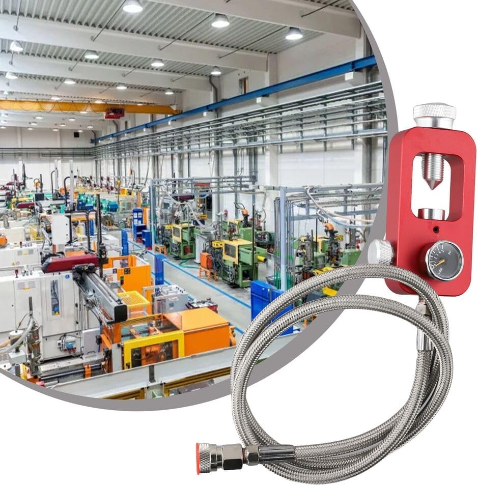 DIN Valve Scuba Adapter 4500psi High-Pressure PCP Paintball Tank Fill Station