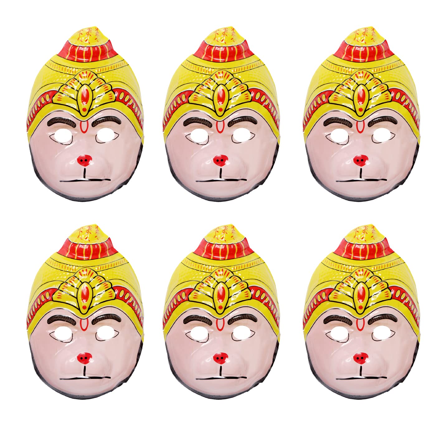 BAAL Traditional God Face Mask for Kids and Adults Diwali and Dusshera Festival Role Play Costume Mask (set of 6) (B0BD27BFGG) Amazon Price History, Amazon Price Tracker