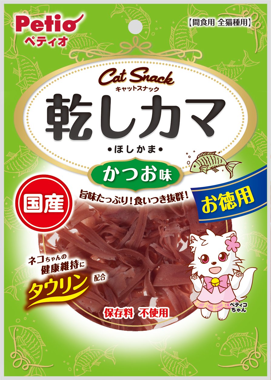 Amazon.co.jp: ペティオ (Petio) キャットSNACK 乾しカマ かつお