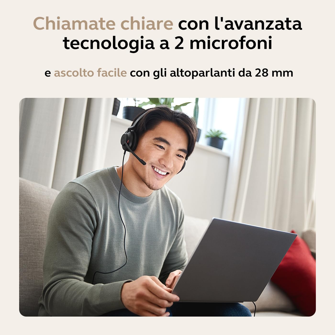 Jabra Evolve2 30 SE Cuffie Mono Cablate, USB-A, Ottimizzato per Microsoft Teams, Mono, Nuova edizione