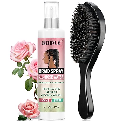 Braid Spray Rose Water for Dreads, Dreadlocks, Locks Spray Rose