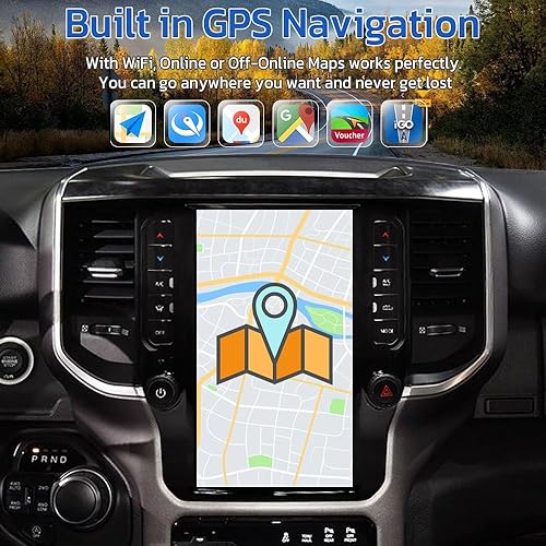 Miniatura 5 de aoonav Android 11 Snapdragon 665 Radio estéreo para coche Dodge Ram 2018 2019 2020 2021 Auto Audio 12.1 pulgadas Multimedia Video Player GPS