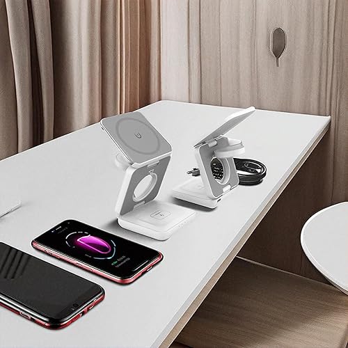 Miniatura 2 de Cargador inalámbrico 3 en 1, carga rápida, portátil