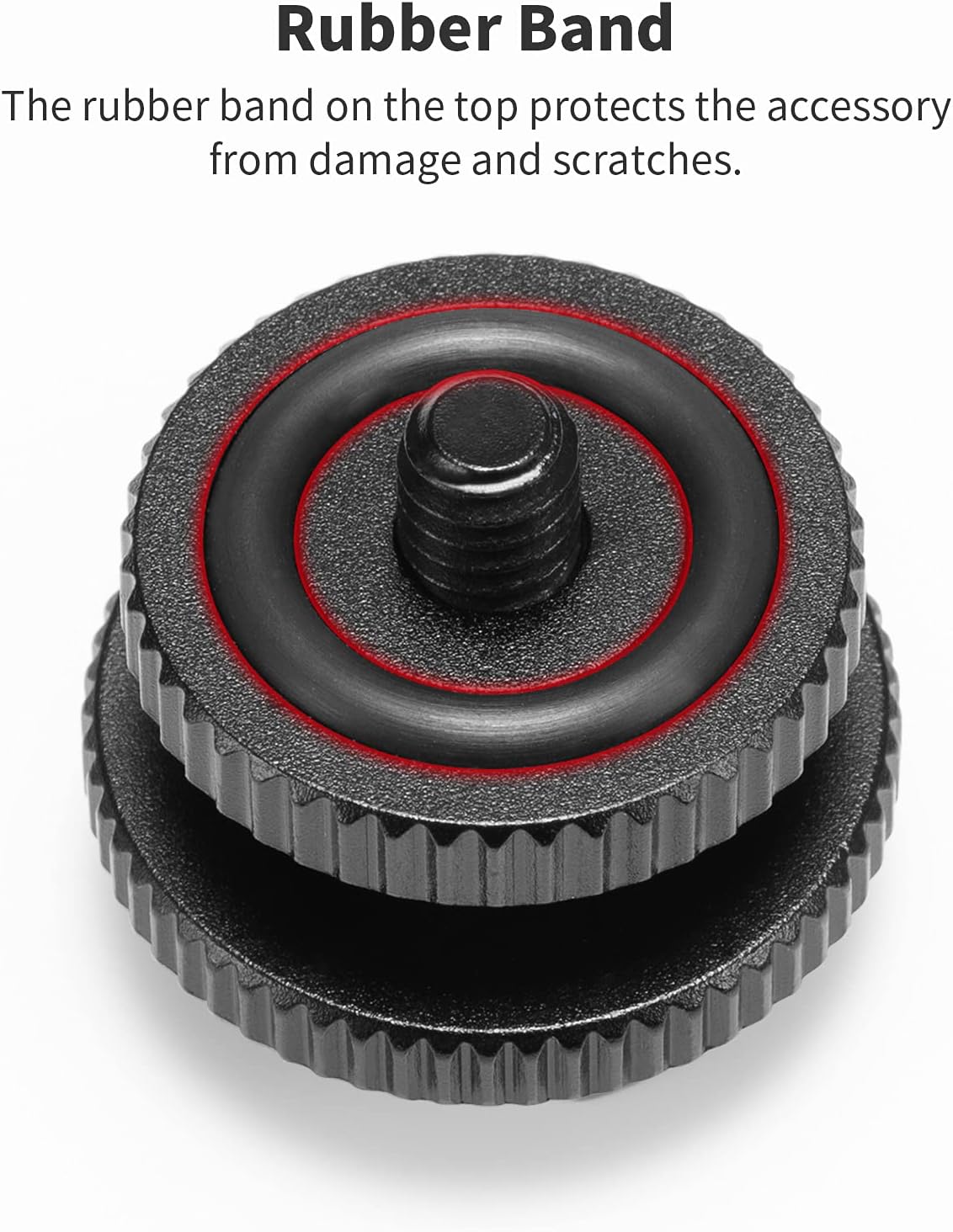 SMALLRIG 3/8" to 1/4" Inches Tripod Mount Screw to Flash Hot Shoe Mount Adapter Monitor Bracket for Camera and Monitor, Pack of 2-1631