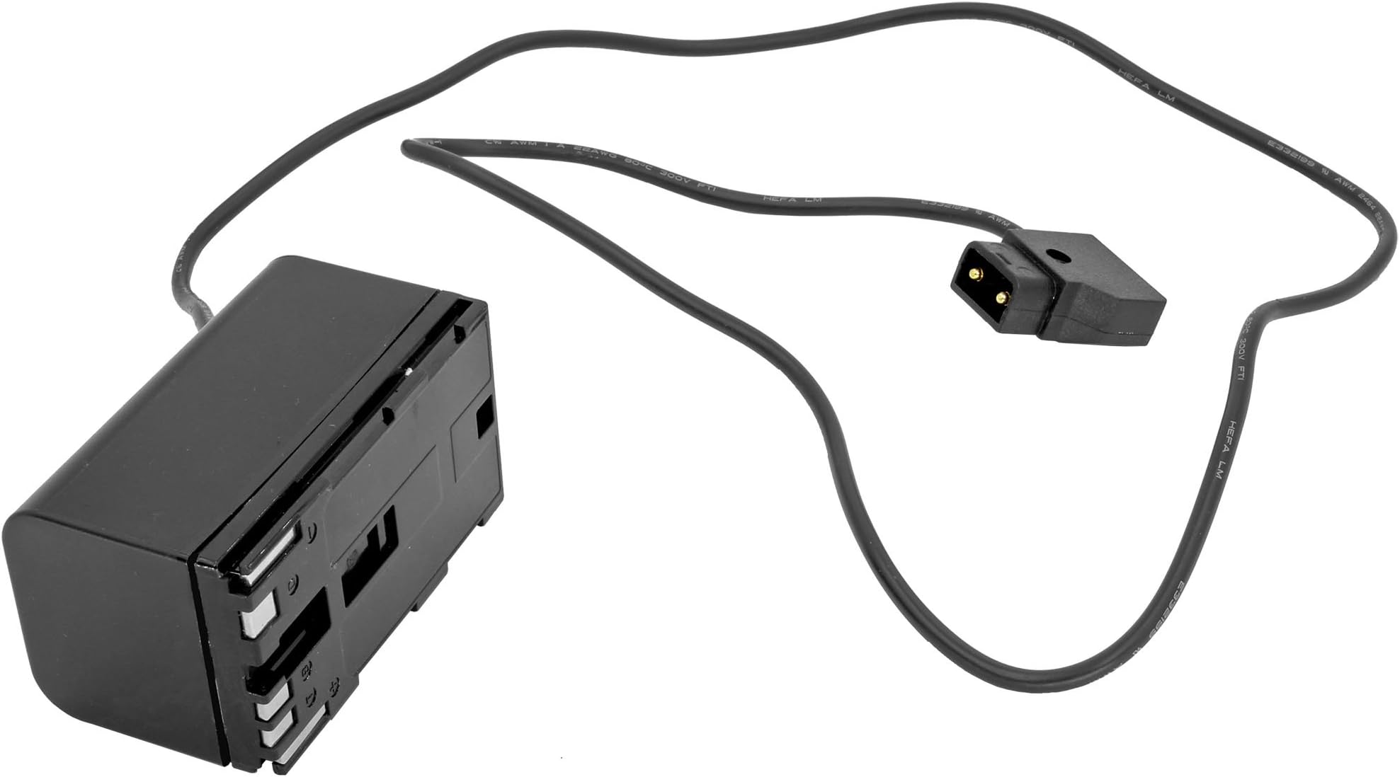 GYROVU High Power (4.5 Amps) D-Tap to Dummy Battery 30" Adapter Cable with Reverse Polarity Protection Replacement for Canon BP-955 Battery