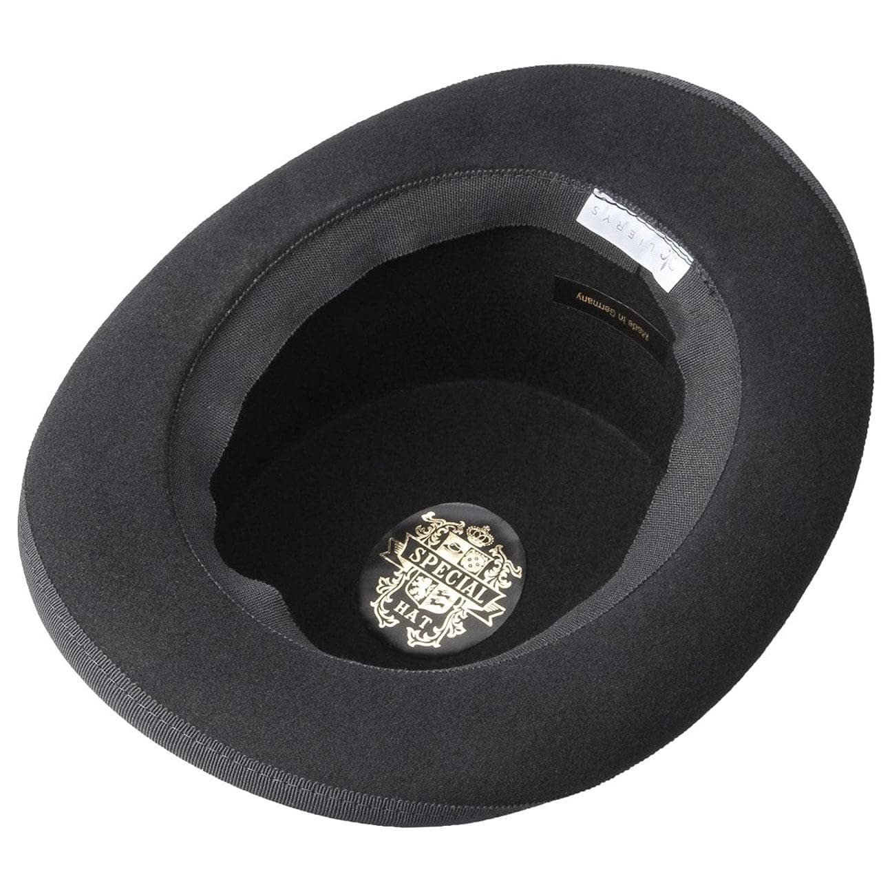 LIERYS Zylinder Hut aus Wollfilz Ripsband Made in Germany Damen Herren Sommer Winter