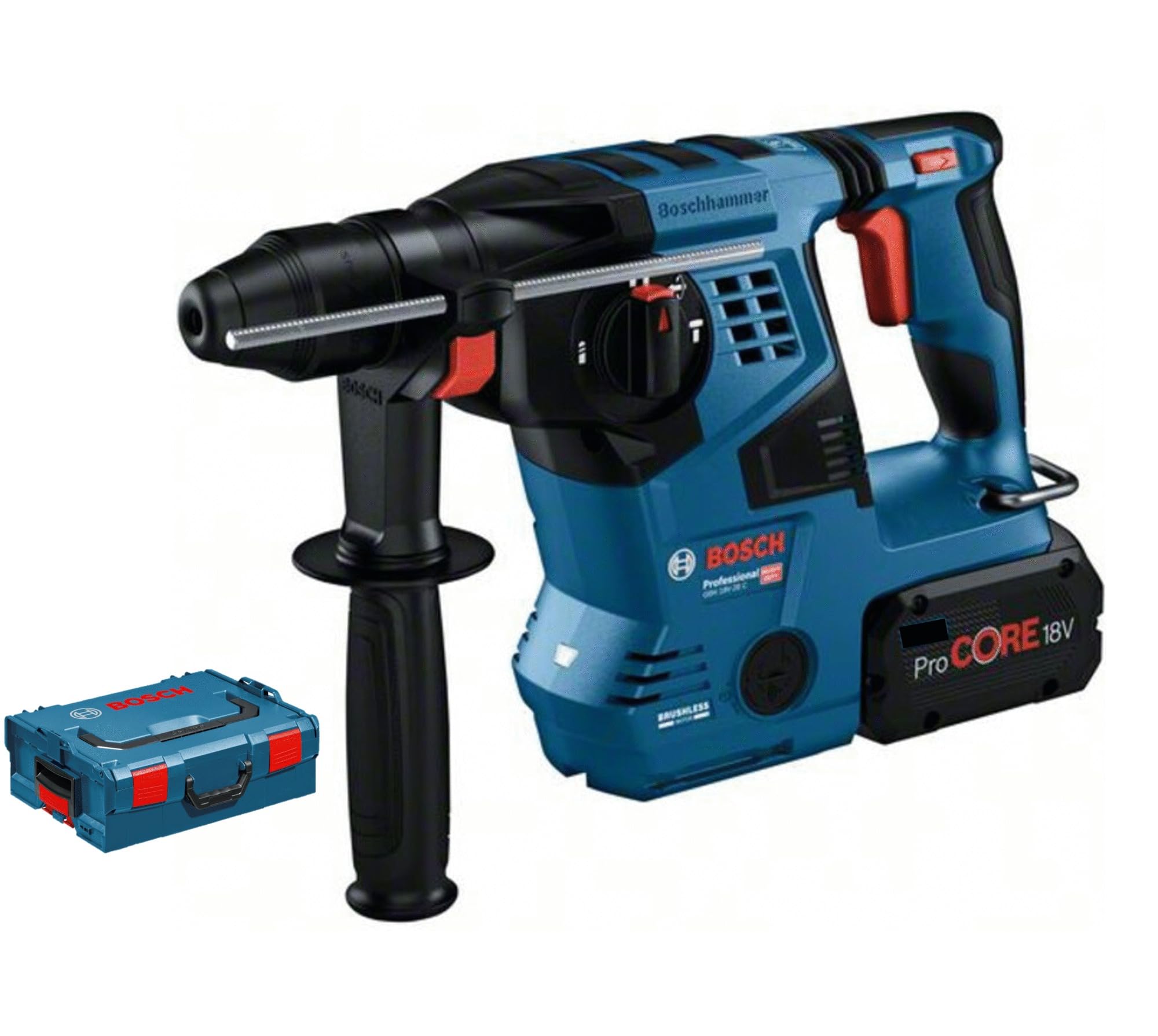 Bosch GBH 18-28, perforateur sans-fil SDS Plus, 18V, 2 batteries 5,5Ah