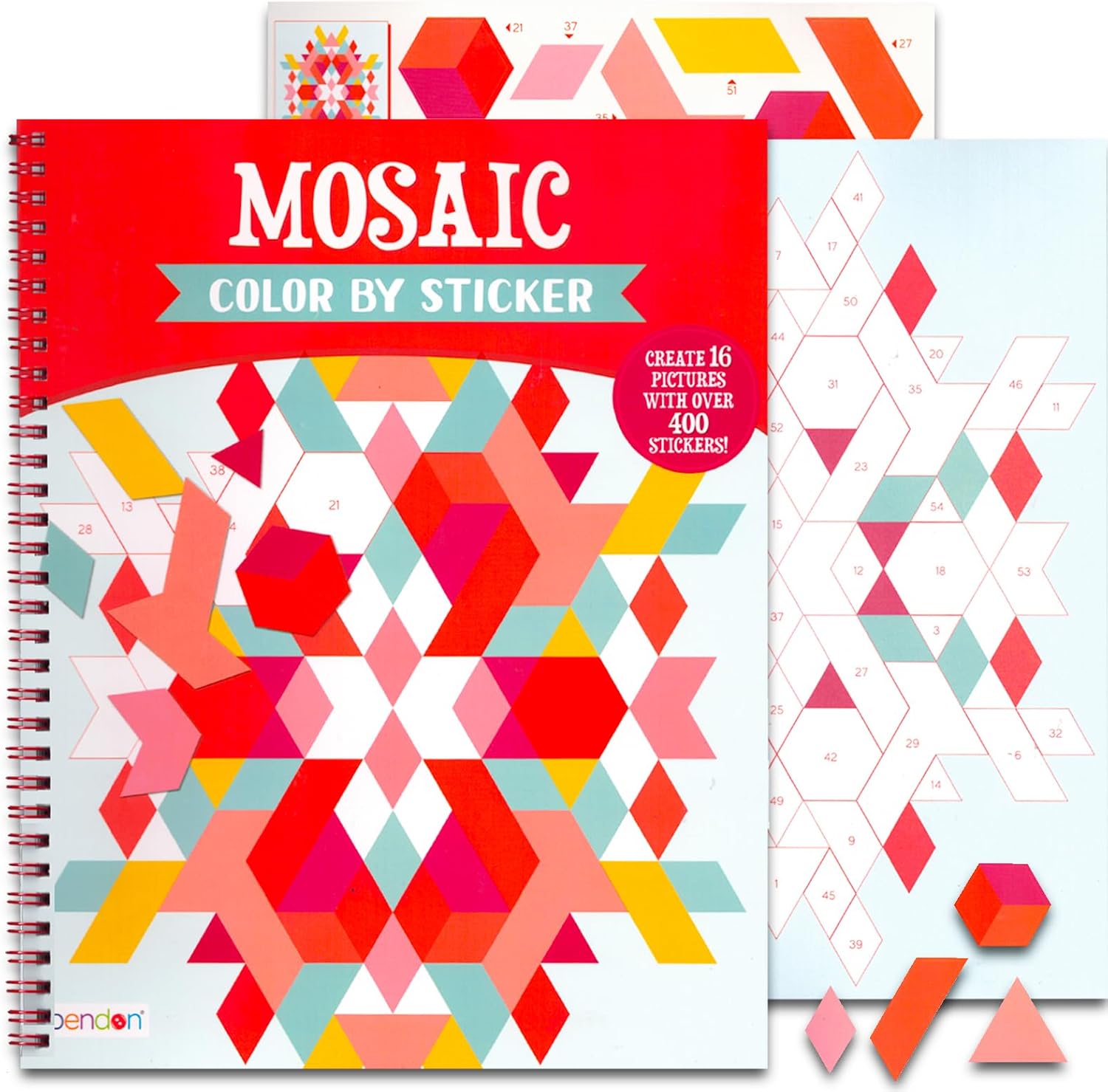 Crenstone Sticker by Number Book for Adults Sticker