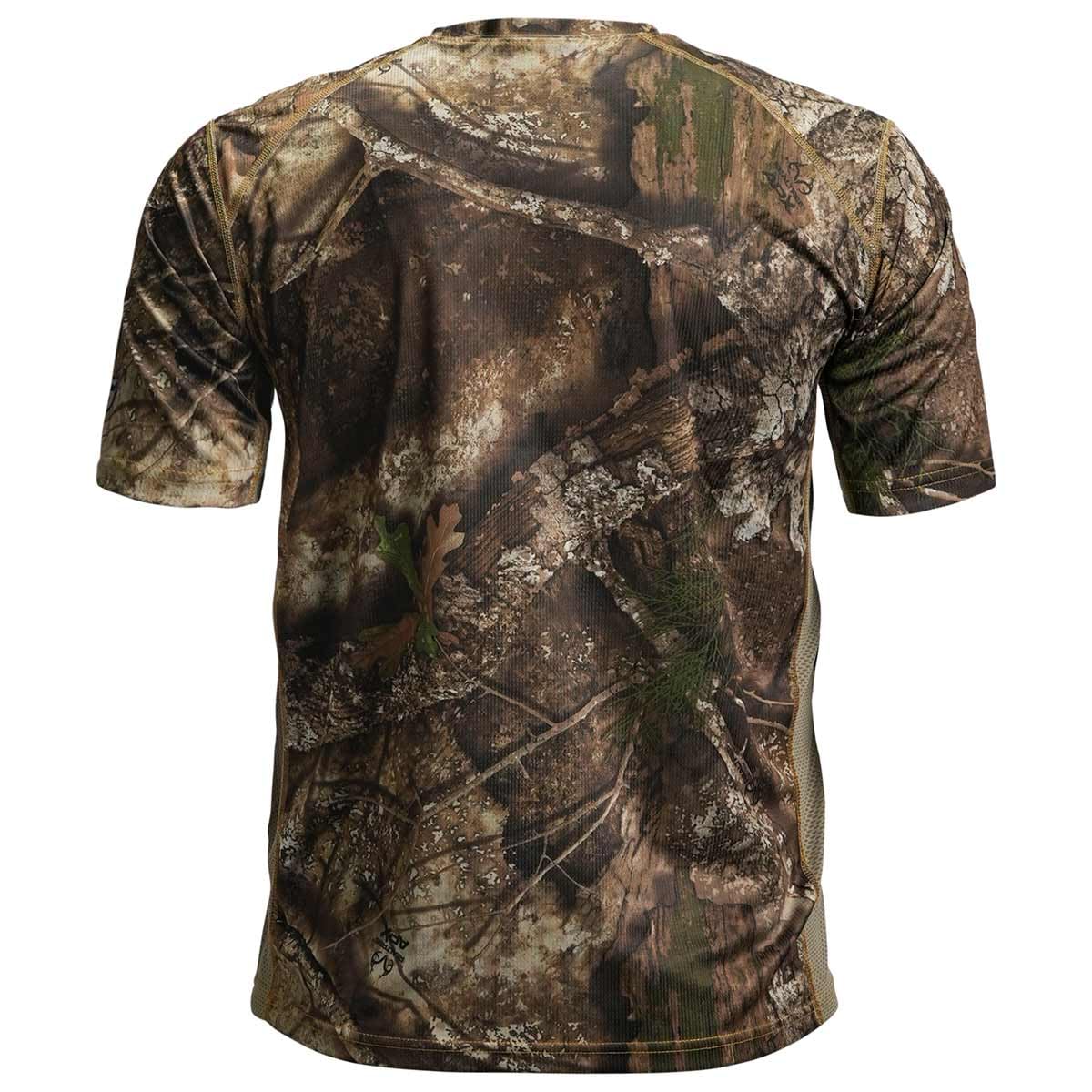SCENTBLOCKER Scent Blocker Angatec Short Sleeve Performance Shirt, Camo Hunting Clothes for Men (US, Alpha, Medium, Regular, Regular, RT APX)