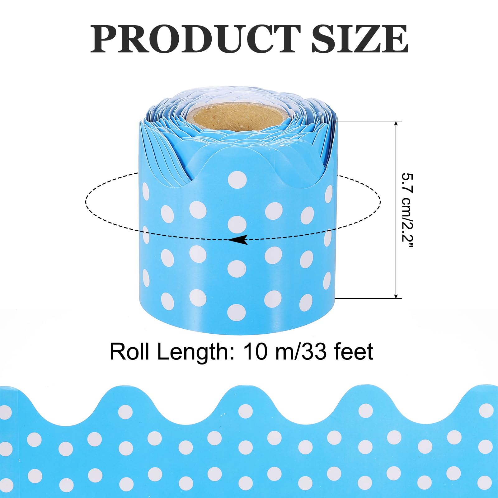 PATIKIL Dots Bulletin Board Border - Image 2