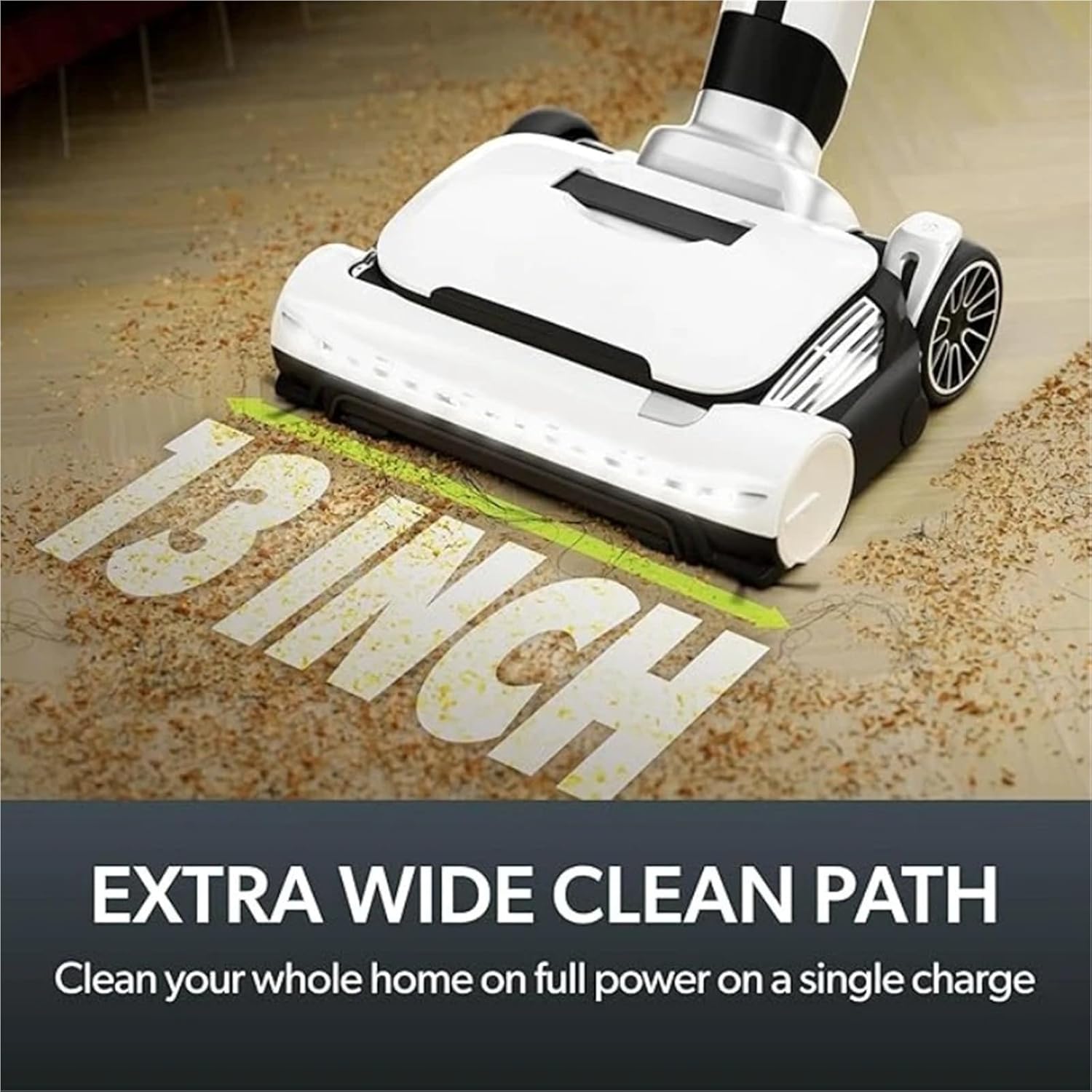 Cordless Upright Vacuum,Lightweight & Powerful Upright Cleaner with AUTO Cleaning Filter System & Edge Cleaning Brushes