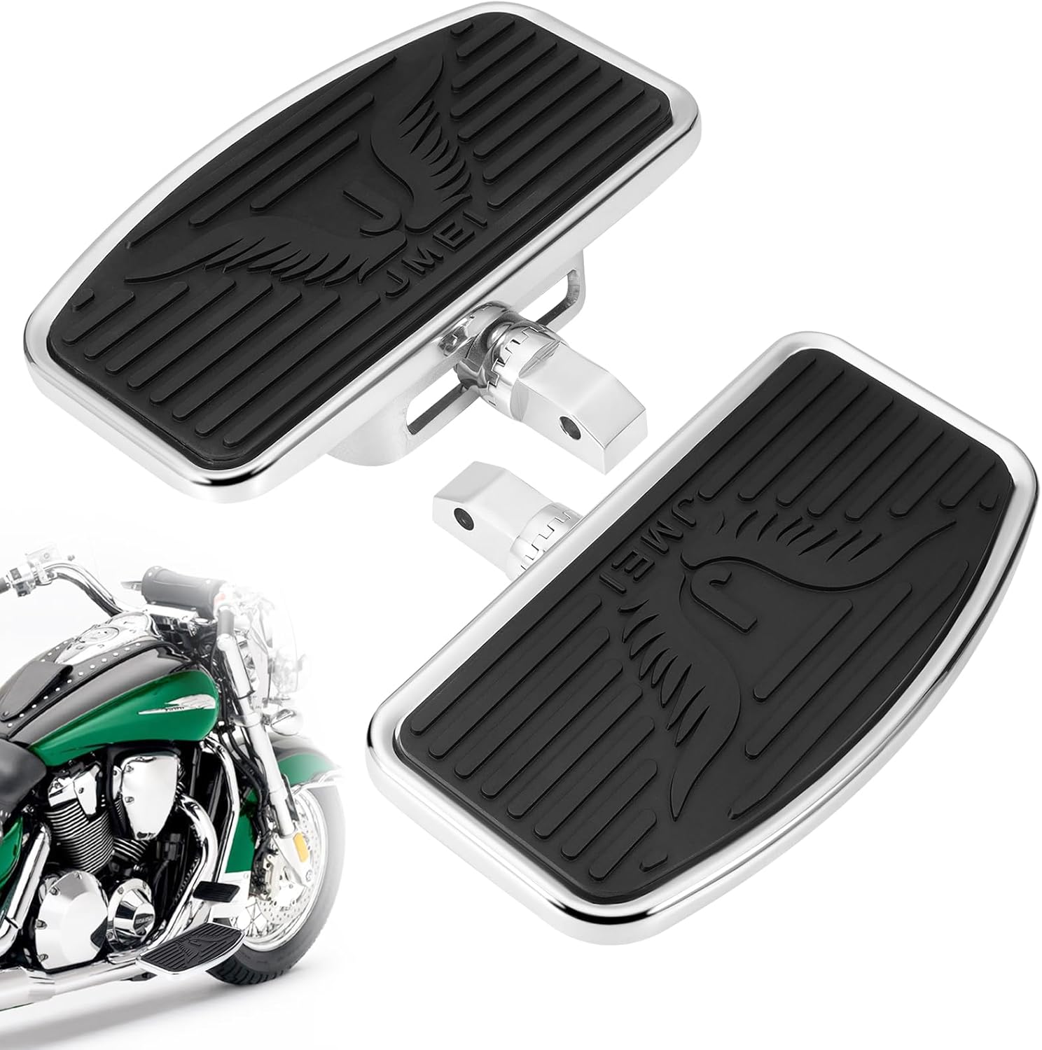 Adjustable Motorcycle Floorboards, Front/Rear Footboard