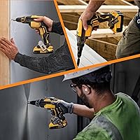 Vista 7 de 8 unids N435687 Clip de gancho de cinturón con dispensador de pegamento tornillo anti aflojamiento para DeWalt DCF620 DCF620B DCF622 Drywall Screwgun