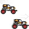 LEGO Technic Monster Jam Grave Digger Ateş ve Buz 42219 – 7 Yaş ve Üzeri Kız ve Erkek Çocuklar için Gerçekçi Detaylar İçeren Çek Bırak Kamyon Oyuncak Yapım Seti, Yaratıcı Hediye Fikri (263 Parça)