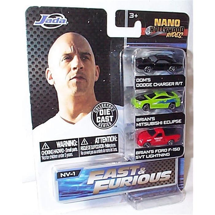 Buy jada fast and furious nano hollywood rides 3 car set doms dodge