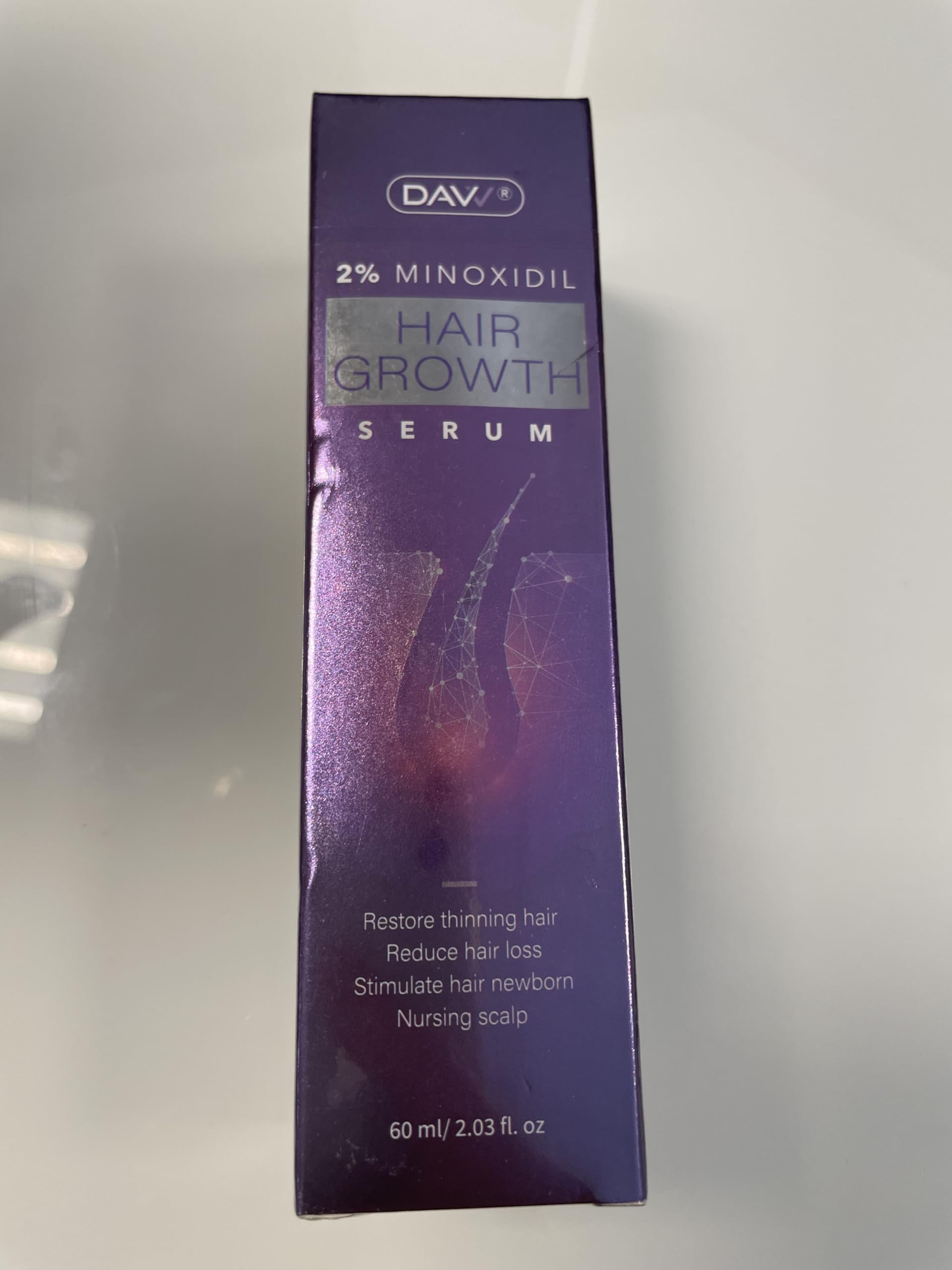 2% Minoxidil Hair Growth Serum For Women, And With Biotin Hair Regrowth Treatment, For Stronger, Thicker Longer Hair, help to Stop Thinning and loss hair, 60Ml 1 Month supply