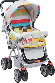 R for Rabbit Lollipop Lite Baby Stroller for 0 to 3 Years Pram with 5 Point Safety Harness, Reversible Handlebar & Cushion... Price In India