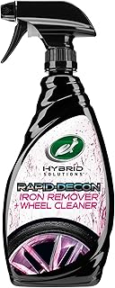 Turtle Wax 53759 Hybrid Solutions All Wheel Cleaner and Iron Remover, Rapid Removal of Surface Contaminants, Brake Dust and Rust, Safe for All Vehicle Paint, Low Odor Formula, 23 Oz. (Pack of 1)