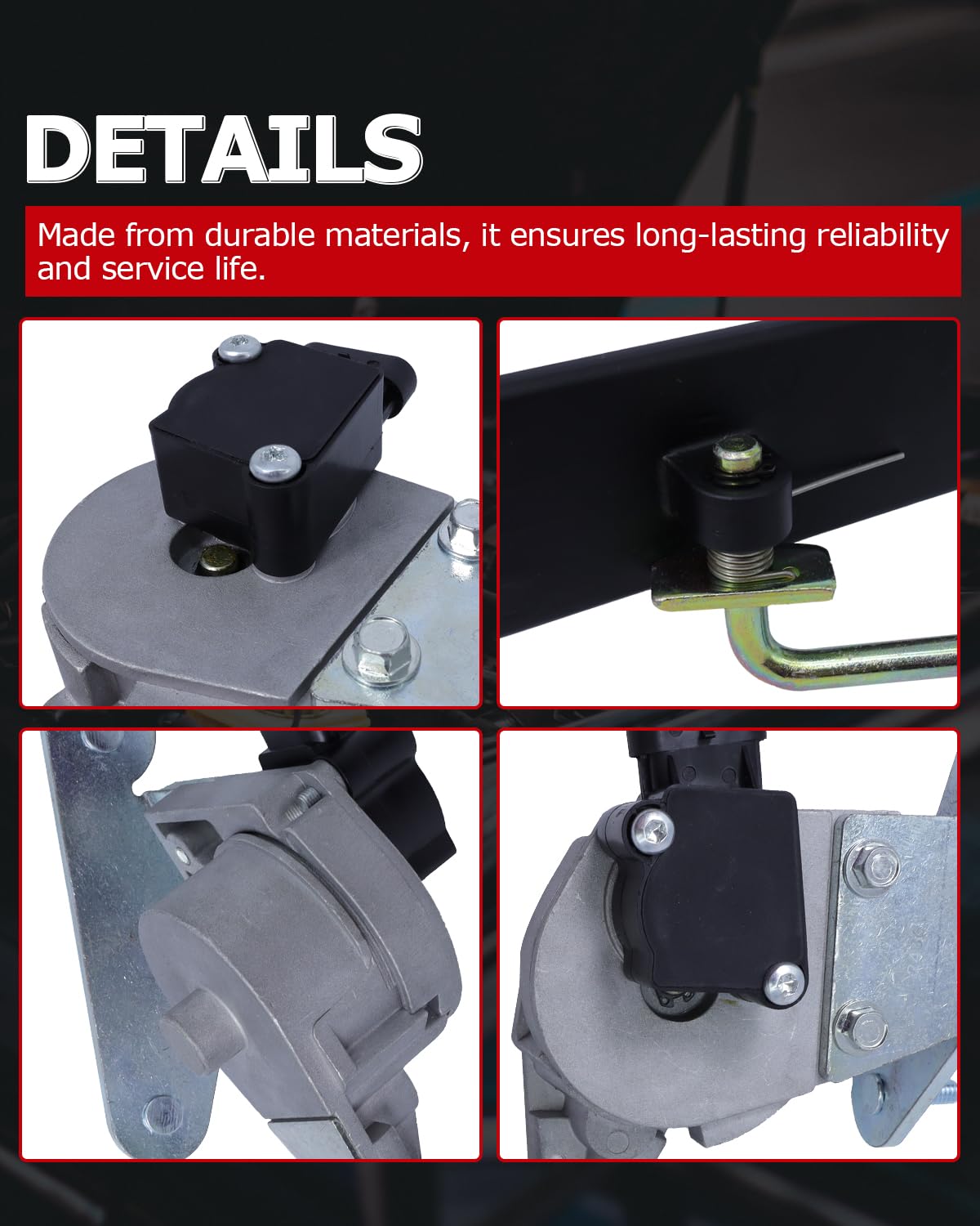 1ST 699-5104 Accelerator Pedal with Position Sensor Replacement Fits for IC Corporation 2003-2006, for International 1997-2004, Replaces OE: 2608079C91 6995104