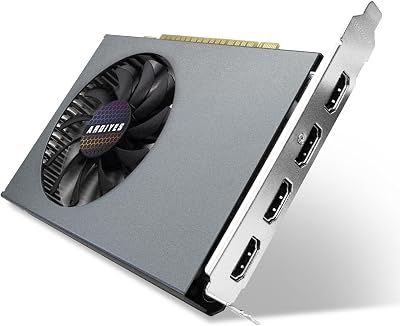GT 730 4GB GDDR3 GPU 4X HDMI Graphics Card, 4 Independent Display Multi-Monitor Setup, 64-bit DDR3 Video Card for Computer PC ITX Single Slot PCI Express