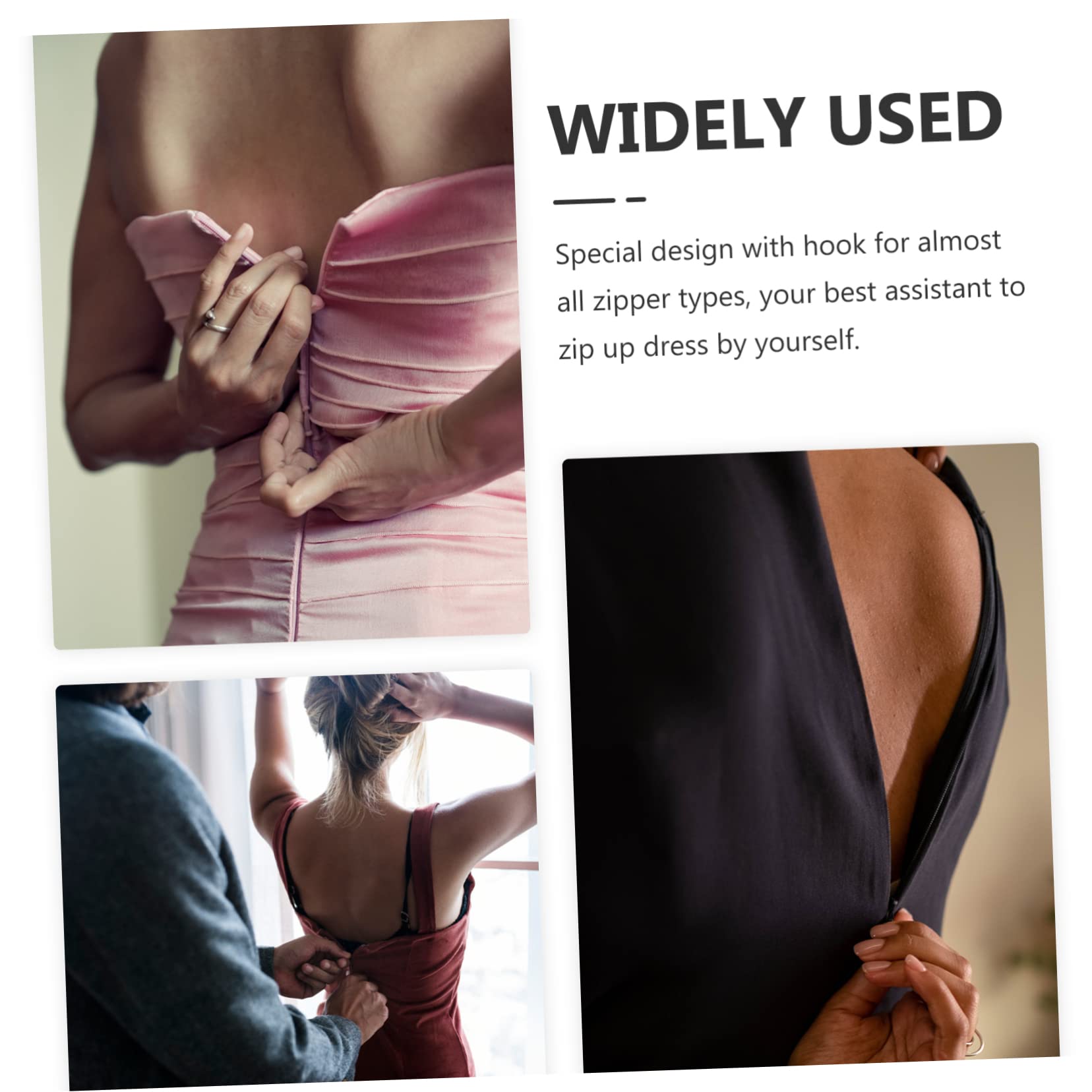 Ayudante De Tirador De Herramienta Extensora Para Vestidos Y Botas Asistente Práctico Para Difíciles 2 Piezas X 4