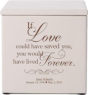 LifeSong Milestones Urns for Ashes Adult Male Urns For Human Ashes Adult Female Small Personalized Wooden Funeral Cremation Memorial Keepsake Box Urns for Human Ashes Bereavement Gifts For Loved One