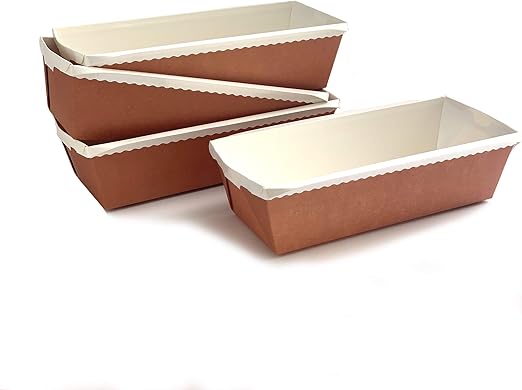 Paper Loaf Pan Disposable Paper Baking Loft Mold 24ct All Natural Recyclable Microwave Oven Freezer Safe Providing Beautiful Display For Baked Goods Loaf Mold 7 X3 1 8 X2 3 16 Amazon Ca Home